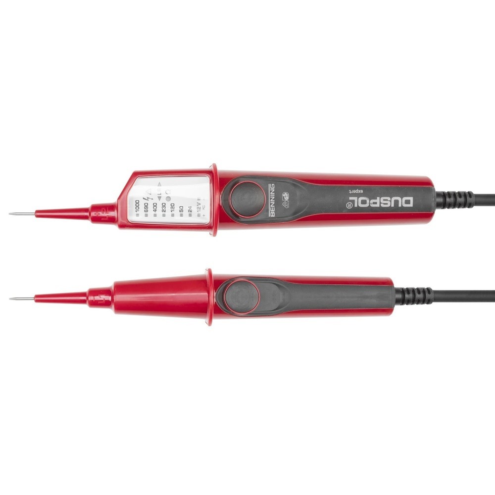 Produktabbildung: GEDORE Spannungsprüfer 6-1000 V 2-polig mit LED-Anzeige VDE 4616