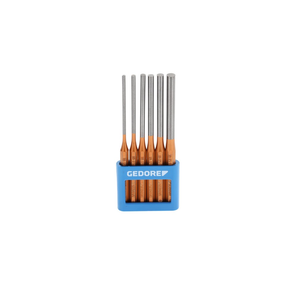 Produktabbildung: GEDORE Splinttreiber-Satz lange Form 6-tlg im PVC-Halter 119 L