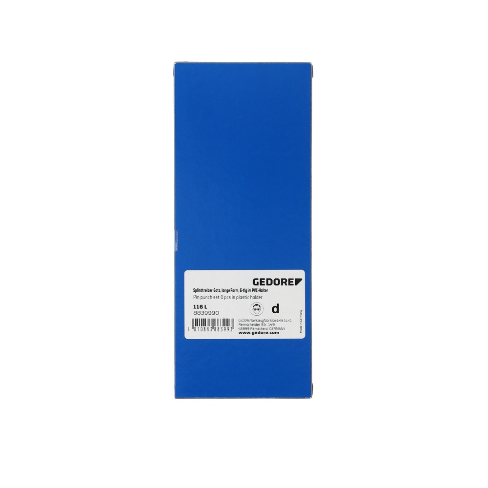 Produktabbildung Nr. 2: GEDORE Splinttreibersatz 116 L