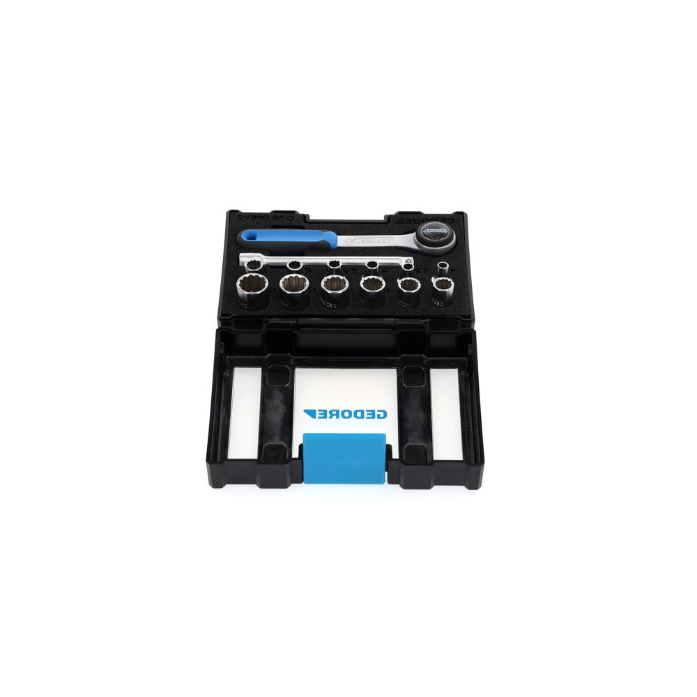 Produktabbildung Nr. 3: GEDORE Steckschlüssel-Satz 1/4" 13-tlg UD-Profil 4-13 mm D 20 DMU-3