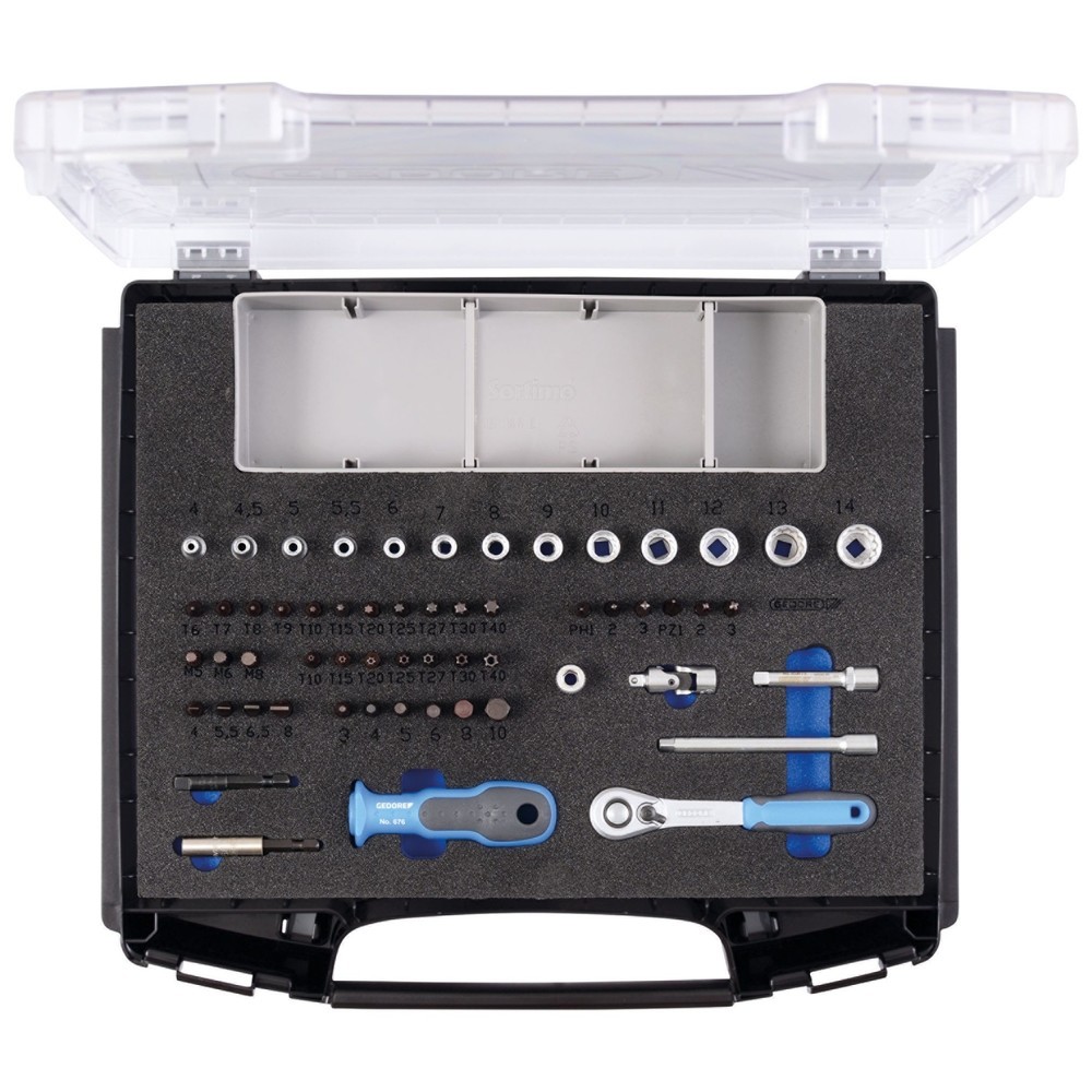 Produktabbildung: GEDORE Steckschlüssel-Satz 1/4" in i-BOXX 72 1101-D 20