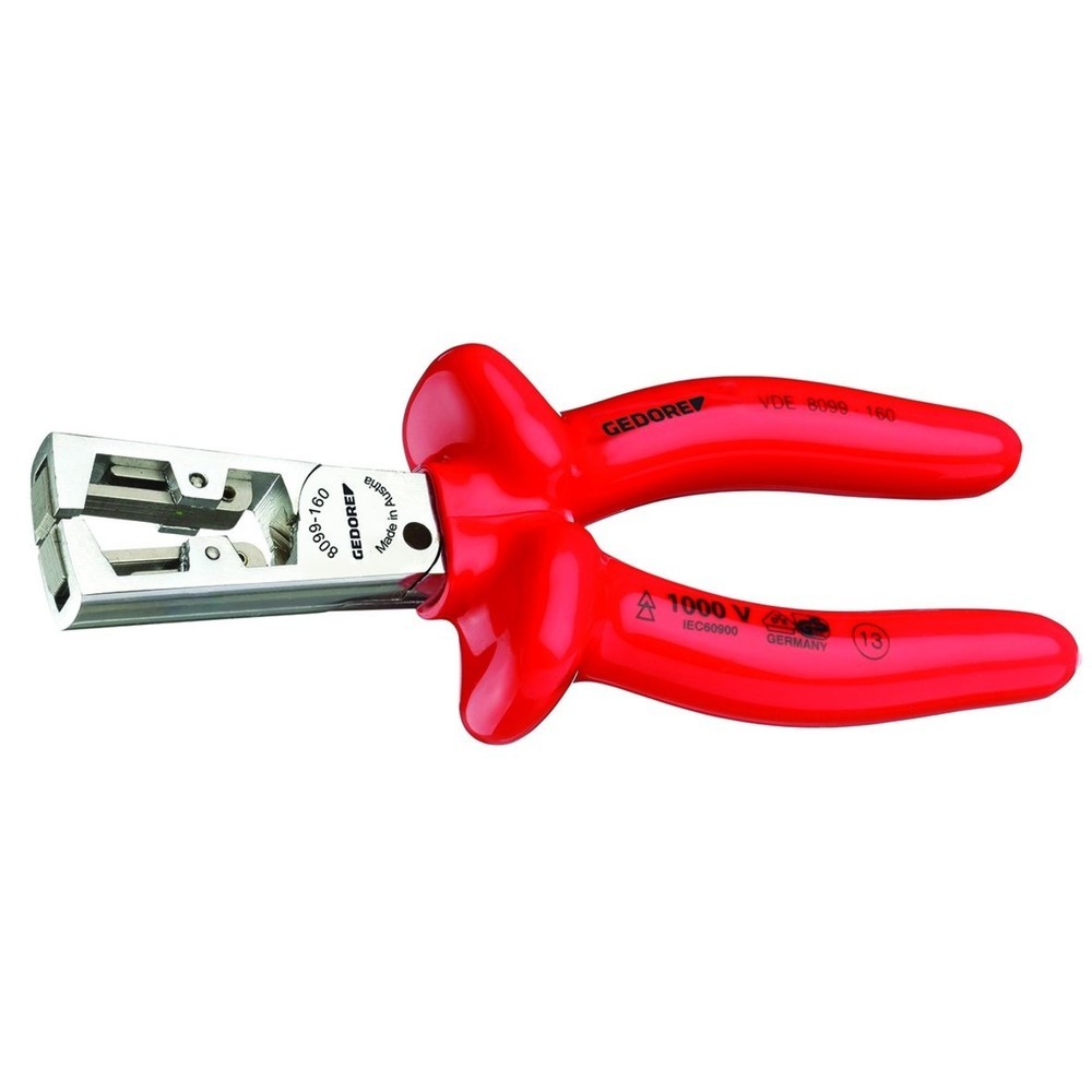 Produktabbildung Nr. 3: GEDORE VDE-Abisolierzange STRIP-FIX mit Tauchisolierung VDE 8099-160