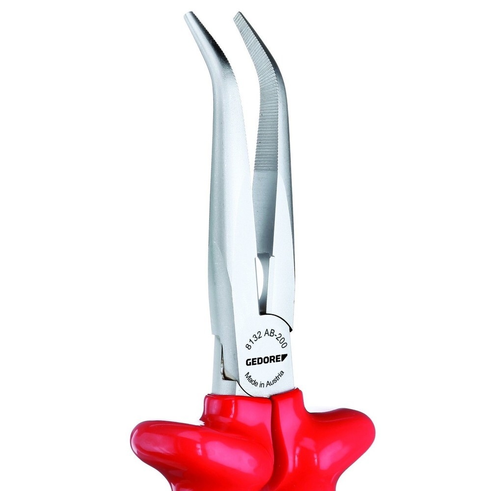 Produktabbildung Nr. 4: GEDORE VDE-Flachrundzange mit Tauchisolierung VDE 8132 AB-200