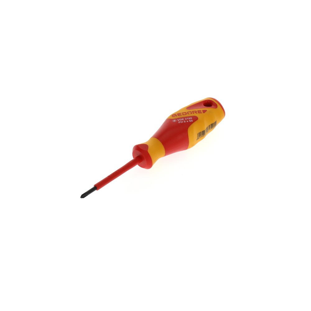 Produktabbildung: GEDORE VDE-Schraubendreher Kreuzschlitz PH 0 VDE 2160 PH 0