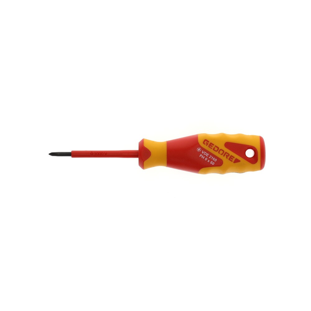 Produktabbildung Nr. 5: GEDORE VDE-Schraubendreher Kreuzschlitz PH 0 VDE 2160 PH 0