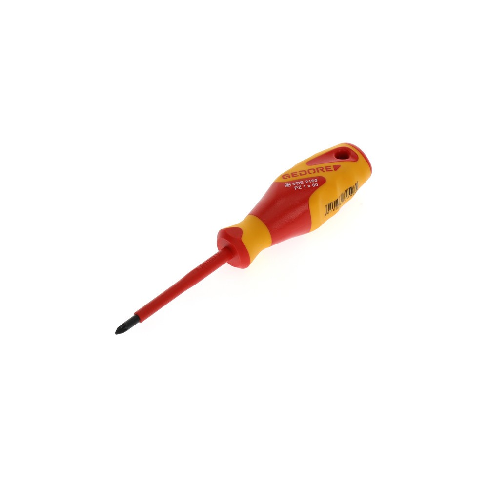 Produktabbildung Nr. 1: GEDORE VDE-Schraubendreher Kreuzschlitz PZ 1 VDE 2160 PZ 1