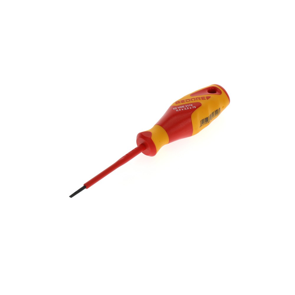 Produktabbildung: GEDORE VDE-Schraubendreher Schlitz 2,5 mm VDE 2170 2,5