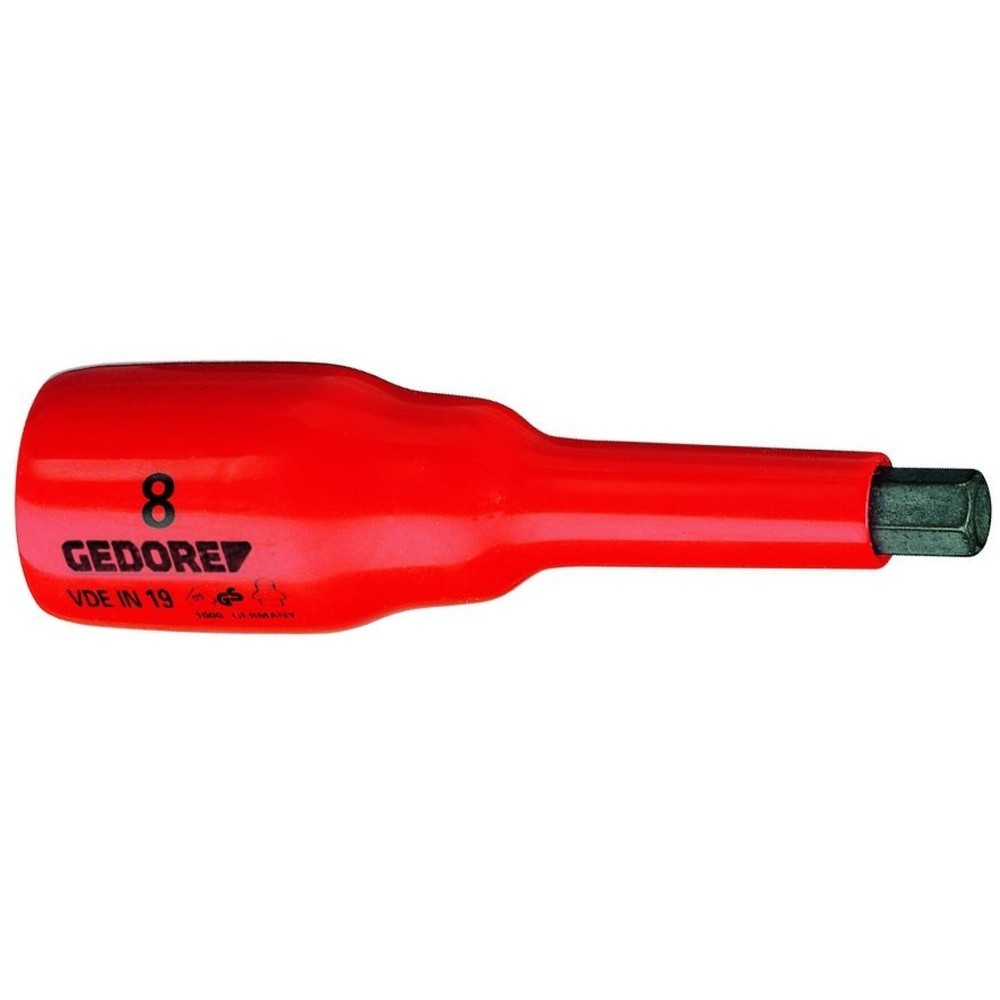 Produktabbildung: GEDORE VDE-Schraubendrehereinsatz 1/2" Innen-6kt 8 mm VDE IN 19 8
