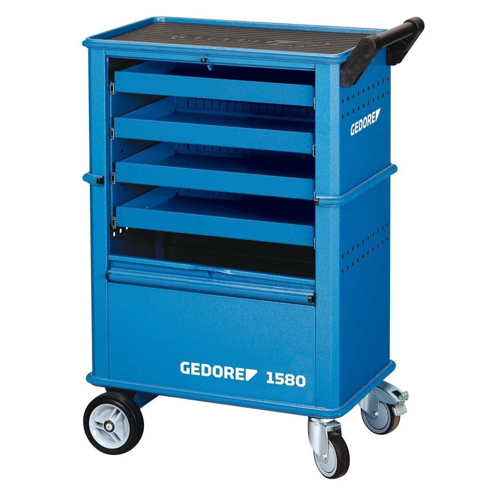 Produktabbildung: GEDORE Werkzeugwagen mit 4 Schubladen 1580