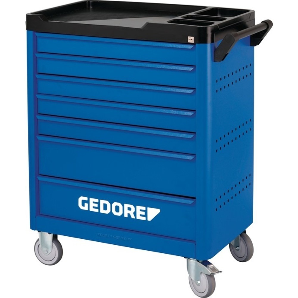 Produktabbildung: GEDORE Werkzeugwagen WSL-L-TS-308 workster, 400 kg 7 Schubladen, B785xT510xH1045mm, Stahlblech