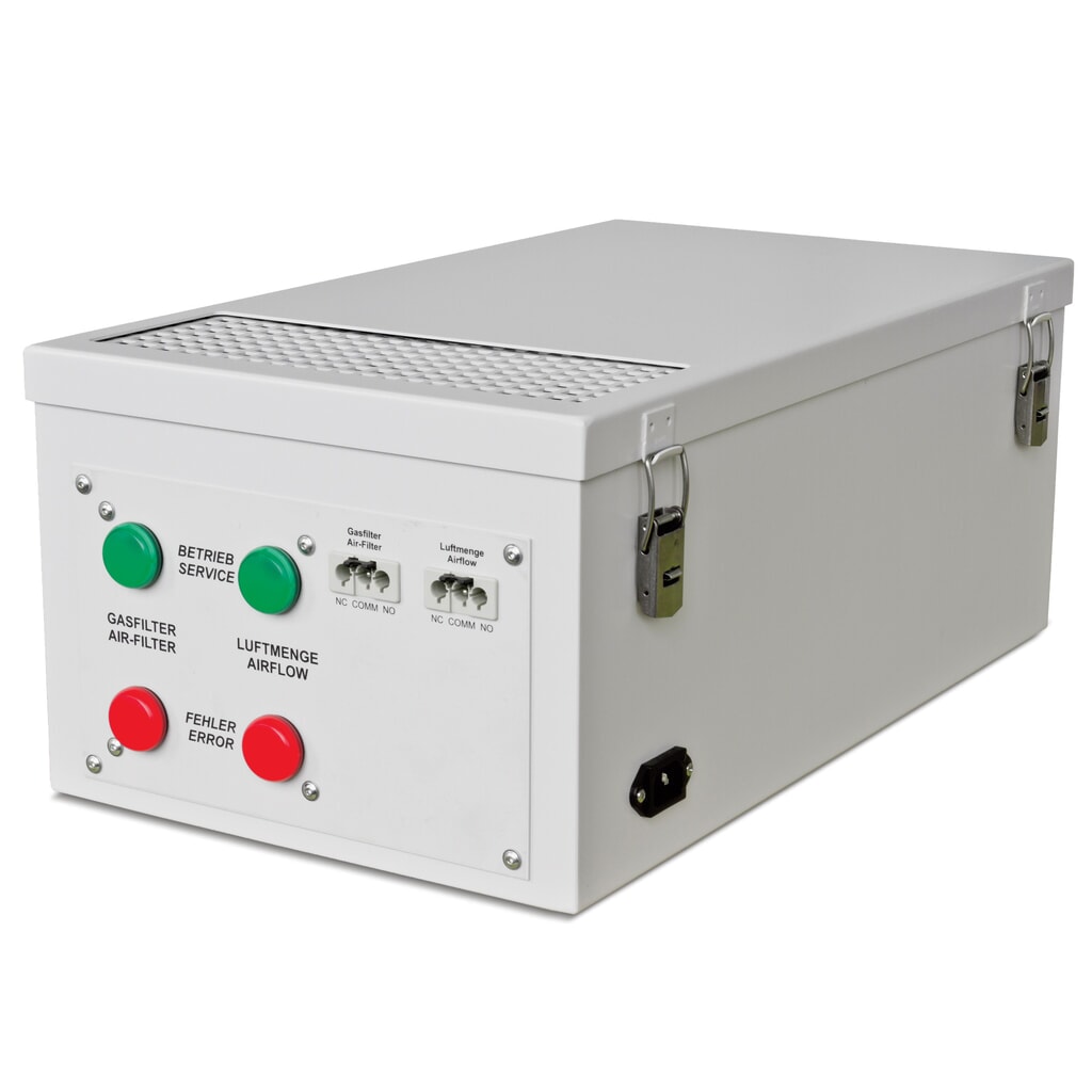 Gefahrstoff-Filteraufsatz für PRIORIT Sicherheitsschrank Typ 90, HxBxT 230 x 300 x 520 mm Produktabbildung: Gefahrstoff-Filteraufsatz für PRIORIT Sicherheitsschrank Typ 90, HxBxT 230 x 300 x 520 mm
