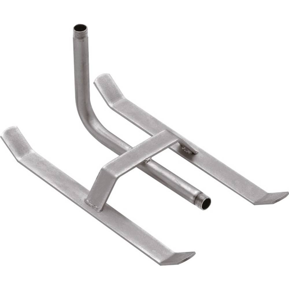 Produktabbildung: GEKA Regnerschlitten, Stahl verzinkt, 2xG1″ AG