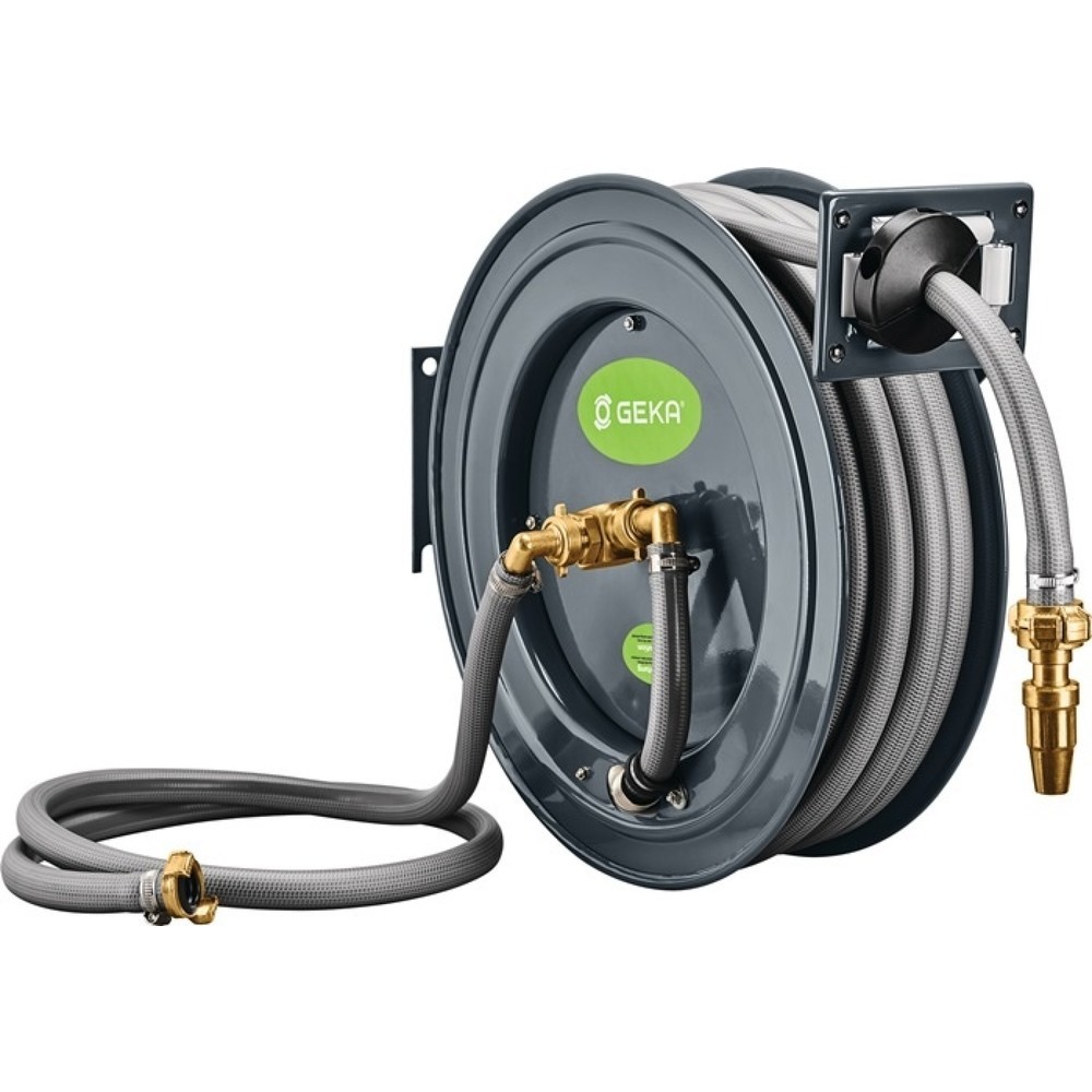 Produktabbildung: GEKA Schlauchwagen PA 20 SK, pulv. Stahl, Anschlussgewinde 33,25 mm G 1 AG ″