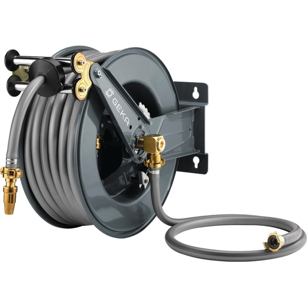 Produktabbildung Nr. 1: GEKA Schlauchwagen PA30SK, pulv. Stahl, Anschlussgewinde 33,25 mm G 1 AG ″, Ausgangsanschluss G 1 AG ″