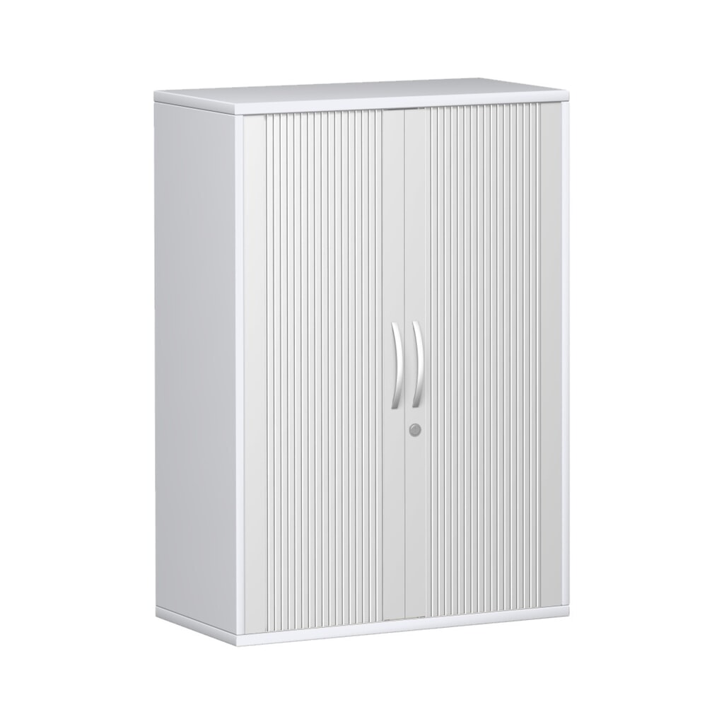 Produktabbildung: Geramöbel Querrollladenschrank Profi, 3 OH, Breite 800 mm, weiß