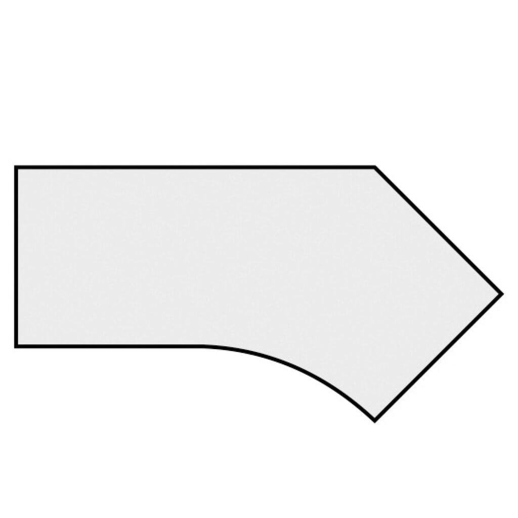 Geramöbel Manuell höhenverstellbarer Schreibtisch Profi, Freiform-Tischplatte 135° links, 4-Fuß-Gestell, BxT 2.166 x 1.130 mm, weiß Produktabbildung Nr. 4: Geramöbel Manuell höhenverstellbarer Schreibtisch Profi, Freiform-Tischplatte 135° links, 4-Fuß-Gestell, BxT 2.166 x 1.130 mm, weiß