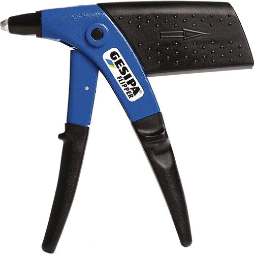 Handblindnietsetzgerät Flipper® L.221mm Arbeitsber.2,4-5mm m.Öffnungsf.GESIPA Produktabbildung: Handblindnietsetzgerät Flipper® L.221mm Arbeitsber.2,4-5mm m.Öffnungsf.GESIPA