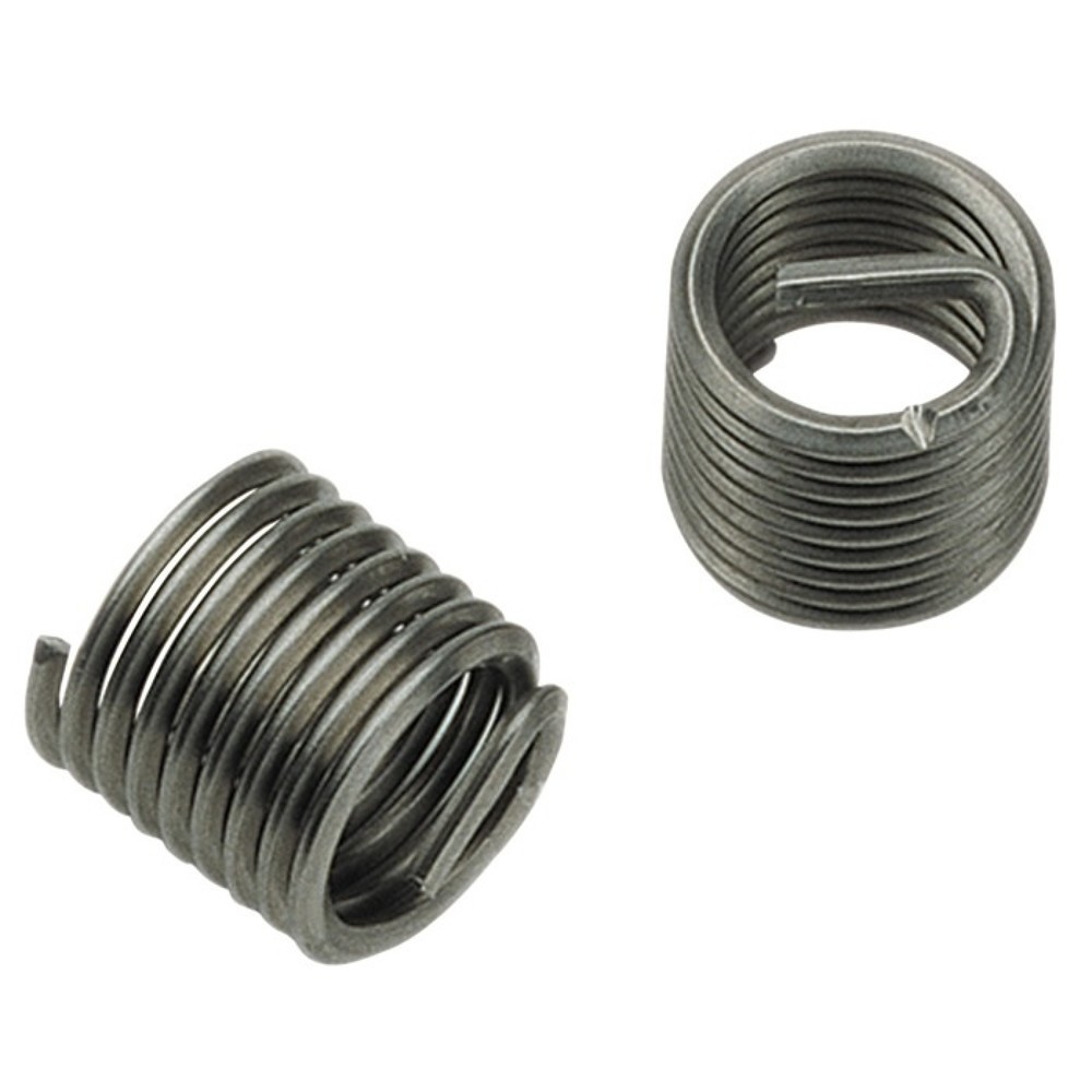 Produktabbildung: Gewindeeinsatz DIN 8140 Typ Stand.f.M6x1mm rostfr.Stahl 1,5xD 100 St.V-COIL