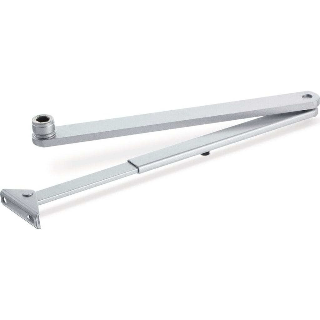 Produktabbildung: GEZE Gestänge ECturn, f. GEZE ECturn, silber Leibungstiefe 0-100 mm