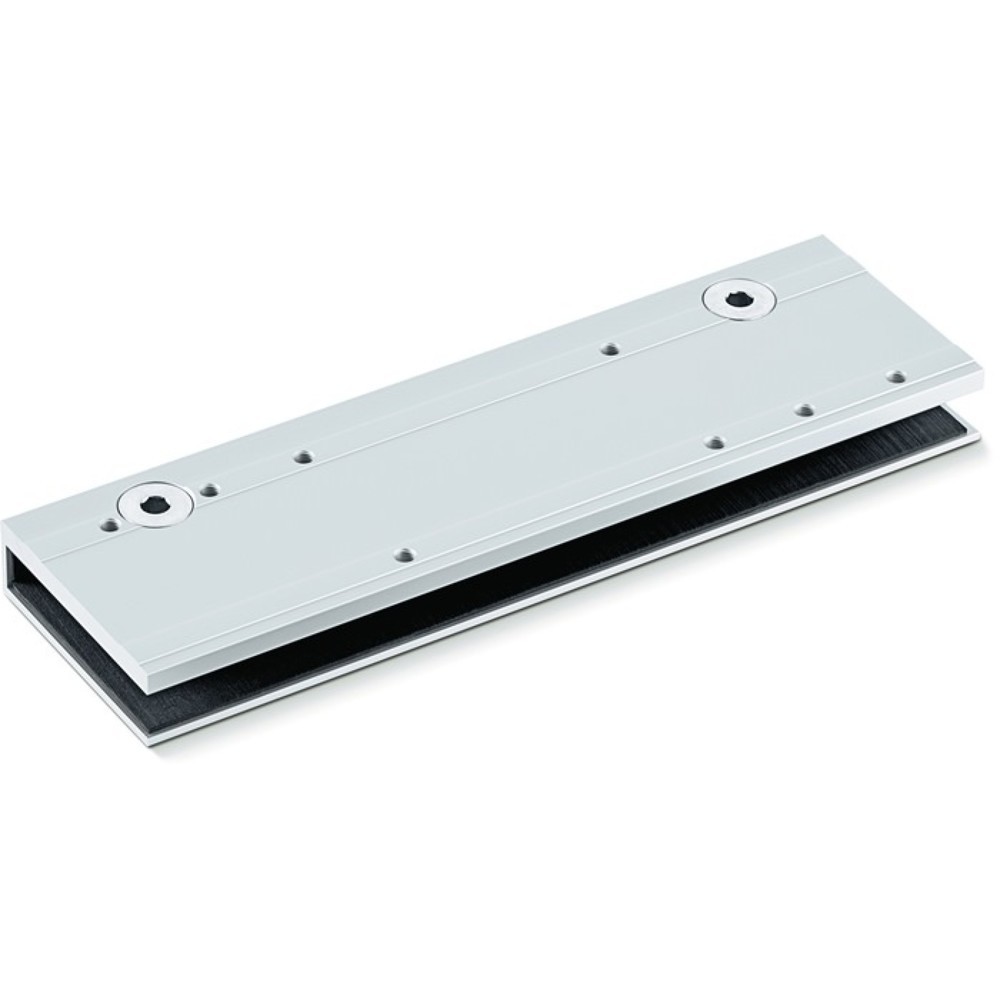 Produktabbildung: GEZE Glastürschuh, silber, TS 3000 V