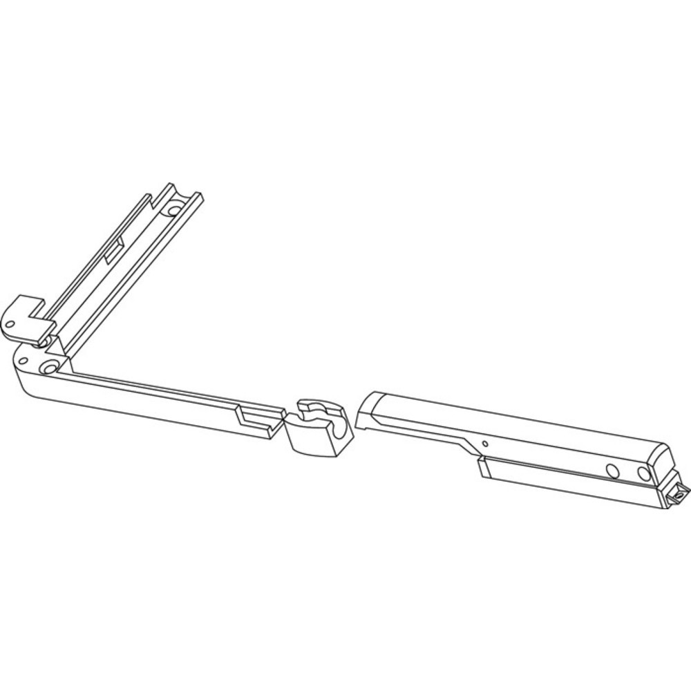 Produktabbildung: GEZE Handhebel, silber