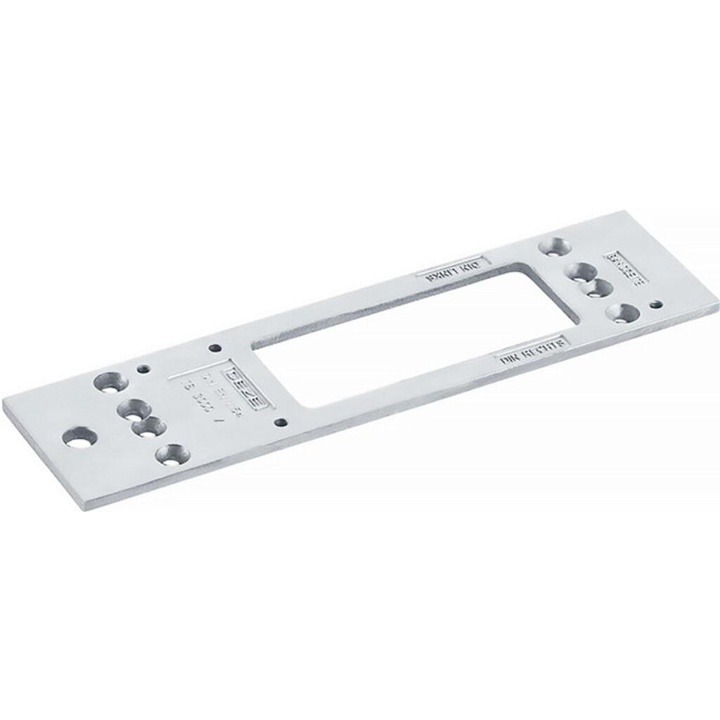Produktabbildung: GEZE Montageplatte, weiß 9016, passend für TS 3000