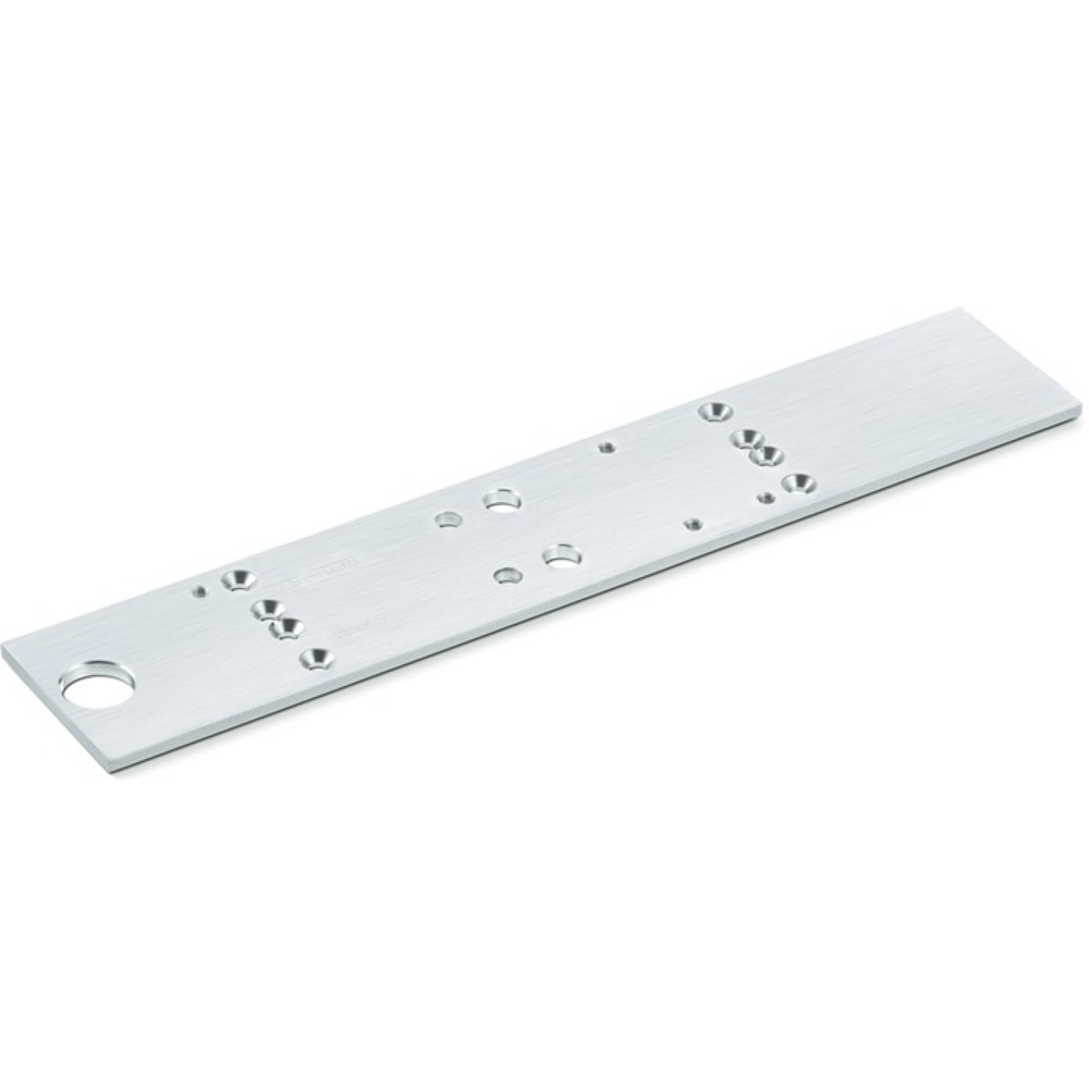 Produktabbildung: GEZE Montageplatte, silber, passend für TS 5000/4000