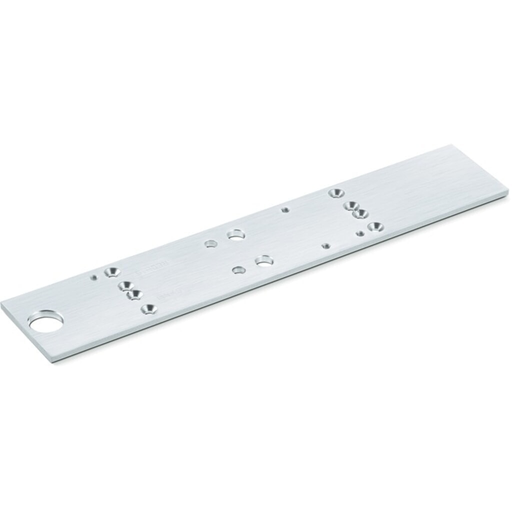 Produktabbildung: GEZE Montageplatte, silber, passend für TS 5000/4000