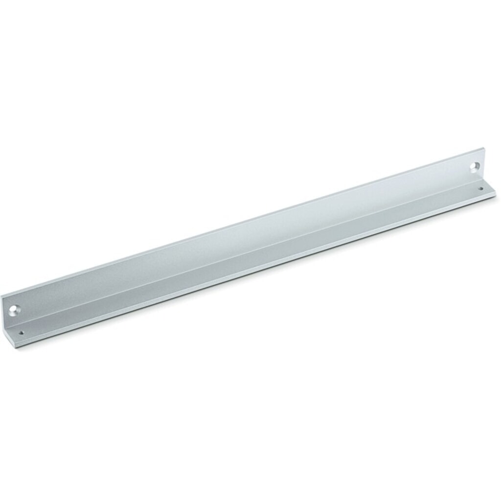 Produktabbildung: GEZE Montagewinkel T-Stop, silber, passend für Gleitschiene BG