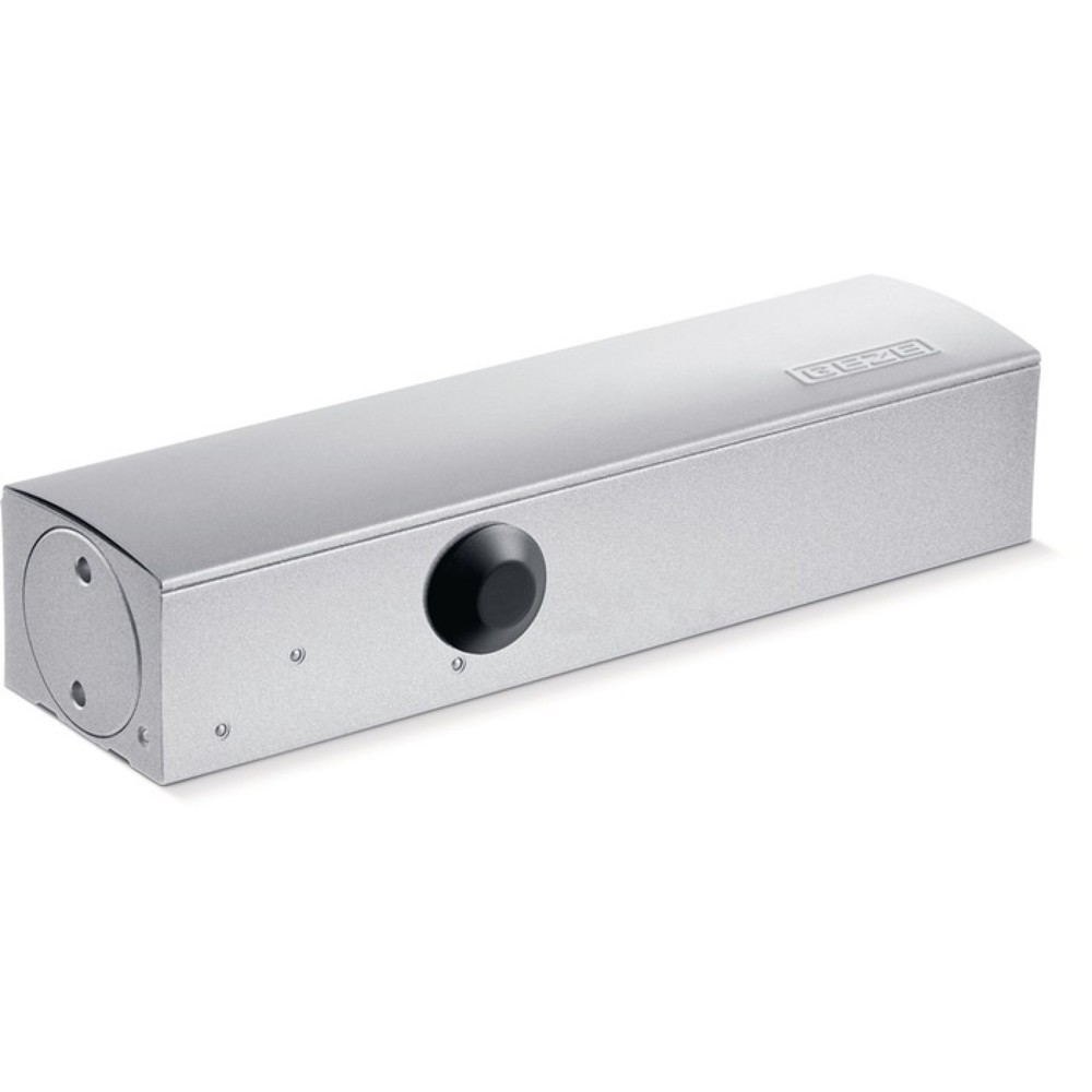 Produktabbildung: GEZE Türschließer TS 3000 V, silber EN 1-4, Normalmontage Bandseite EN 1-4