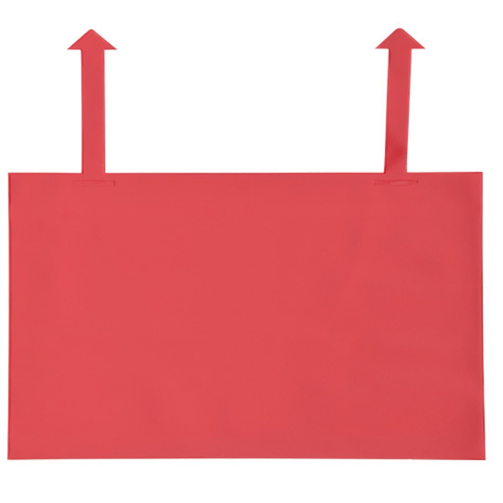 Produktabbildung Nr. 2: Gitterboxtaschen mit Laschen, 50 Stk/VE, DIN A4 hoch, rot