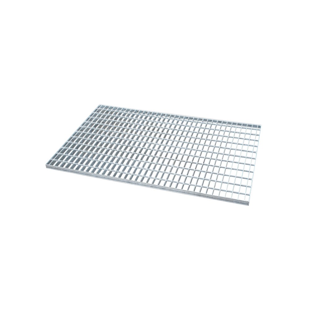 Produktabbildung: Gitterrost für Bauer® Auffangwanne aus Edelstahl, verzinkt, BxT 1.200 x 800 mm