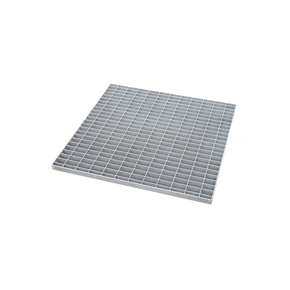Produktabbildung: Gitterrost für Bauer® Auffangwanne, Edelstahl, BxT 800 x 800 mm, 1x 200 l