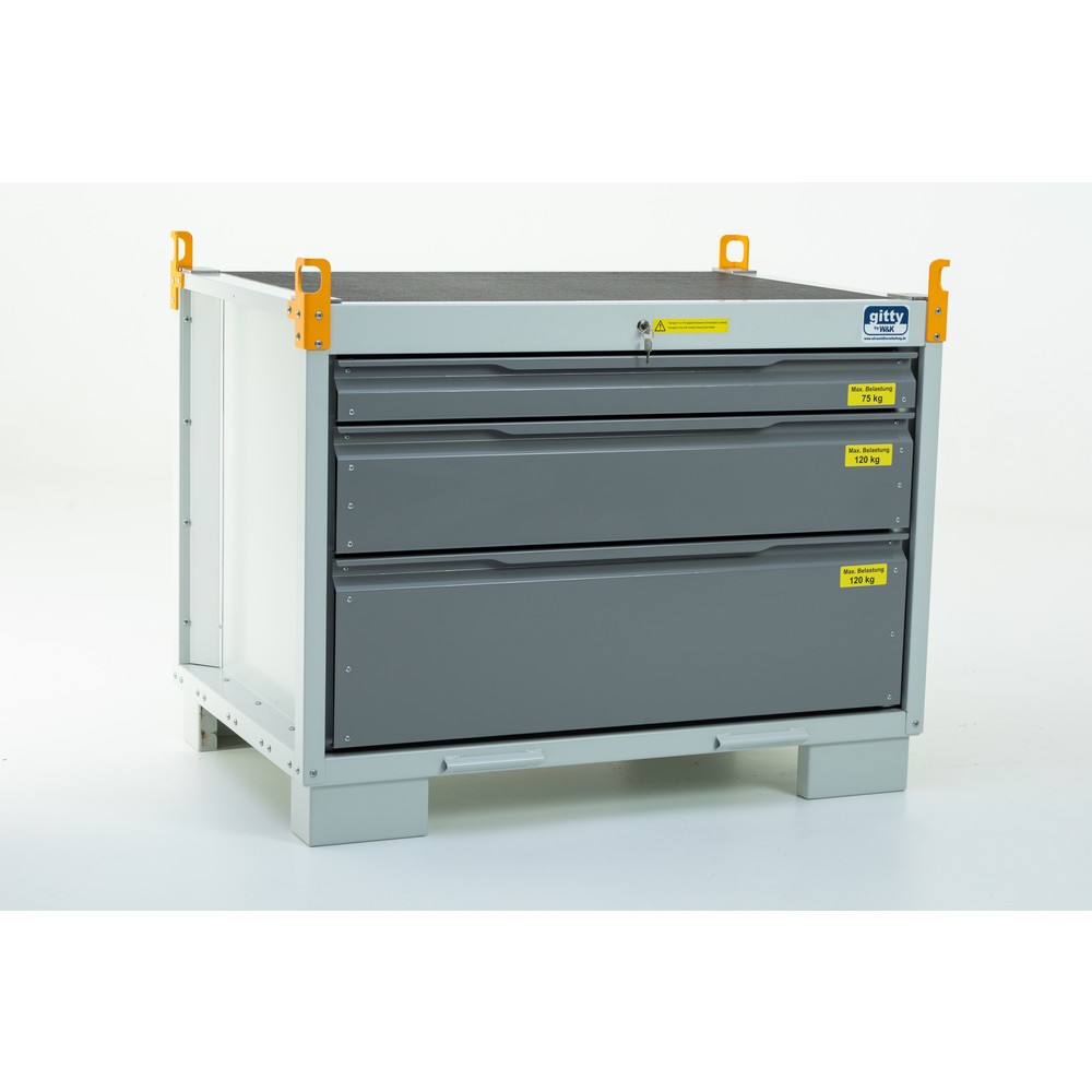 Produktabbildung Nr. 3: Gitty Start Schubladenschrank, HxBxT 1.010 x 1.250 x 860 mm, mit 4  Schubladen, Größe S
