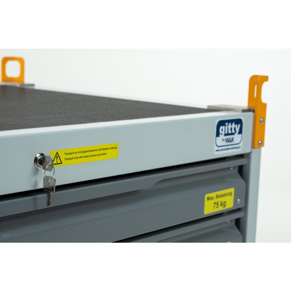 Produktabbildung Nr. 4: Gitty Start Schubladenschrank, HxBxT 1.010 x 1.250 x 860 mm, mit 4  Schubladen, Größe S