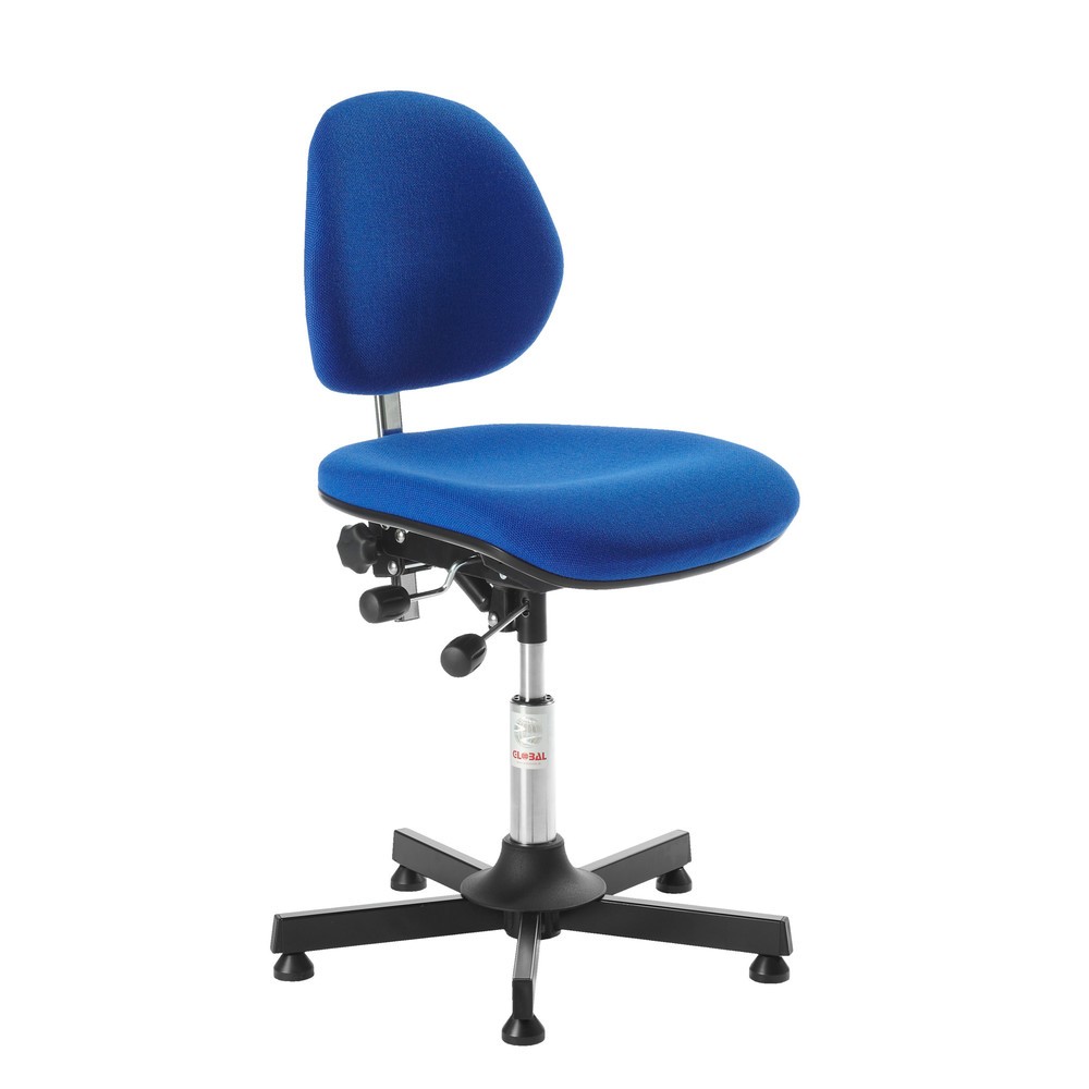 Produktabbildung Nr. 1: Global Stole A/S Arbeitsdrehstuhl Aktiv, Sitzhöhe 670-930 mm, Stoffpolster, Stahlbasis