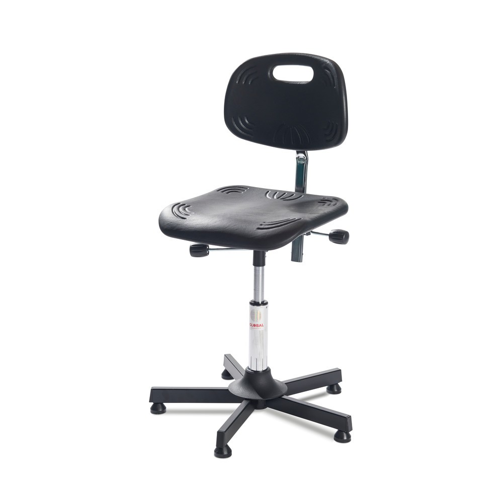 Produktabbildung Nr. 4: Global Stole A/S Arbeitsdrehstuhl Classic, Sitzhöhe 560-750 mm, Bodengleiter, Stahlbasis