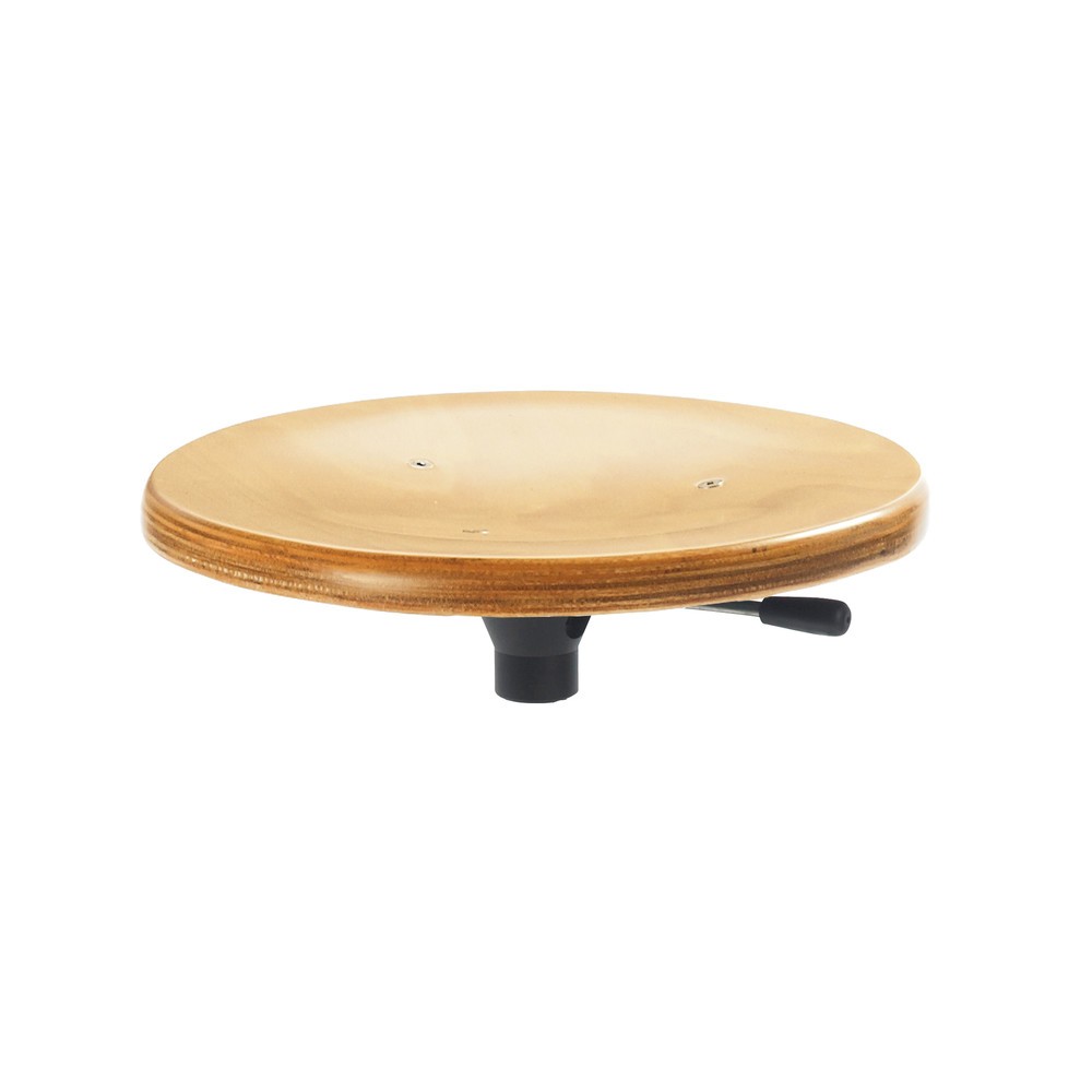 Produktabbildung Nr. 2: Global Stole A/S Hocker, Holzformsitz, Sitzhöhe 430-620 mm, Kunststoffbasis, rot, Ø 350 mm