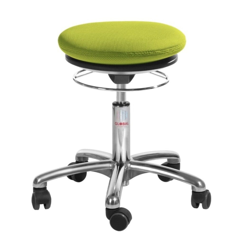 Produktabbildung Nr. 1: Global Stole A/S Hocker Pilates, 3D-Stoff, Sitzhöhe 430-560 mm, grün