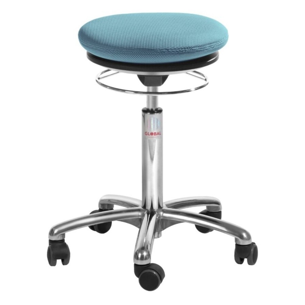 Produktabbildung: Global Stole A/S Hocker Pilates, 3D-Stoff, Sitzhöhe 520-710 mm, hellblau