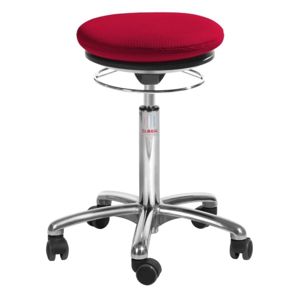 Produktabbildung: Global Stole A/S Hocker Pilates, 3D-Stoff, Sitzhöhe 520-710 mm, rot
