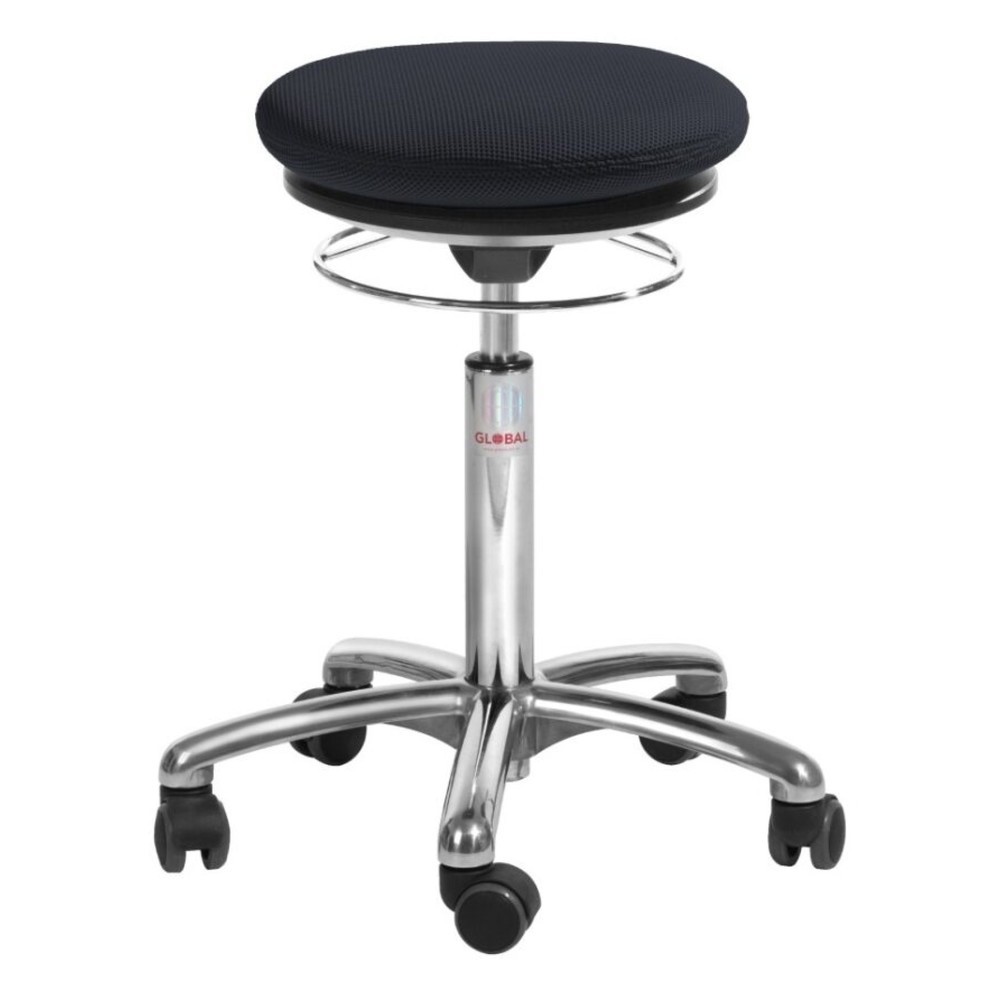Produktabbildung: Global Stole A/S Hocker Pilates, 3D-Stoff, Sitzhöhe 520-710 mm, schwarz