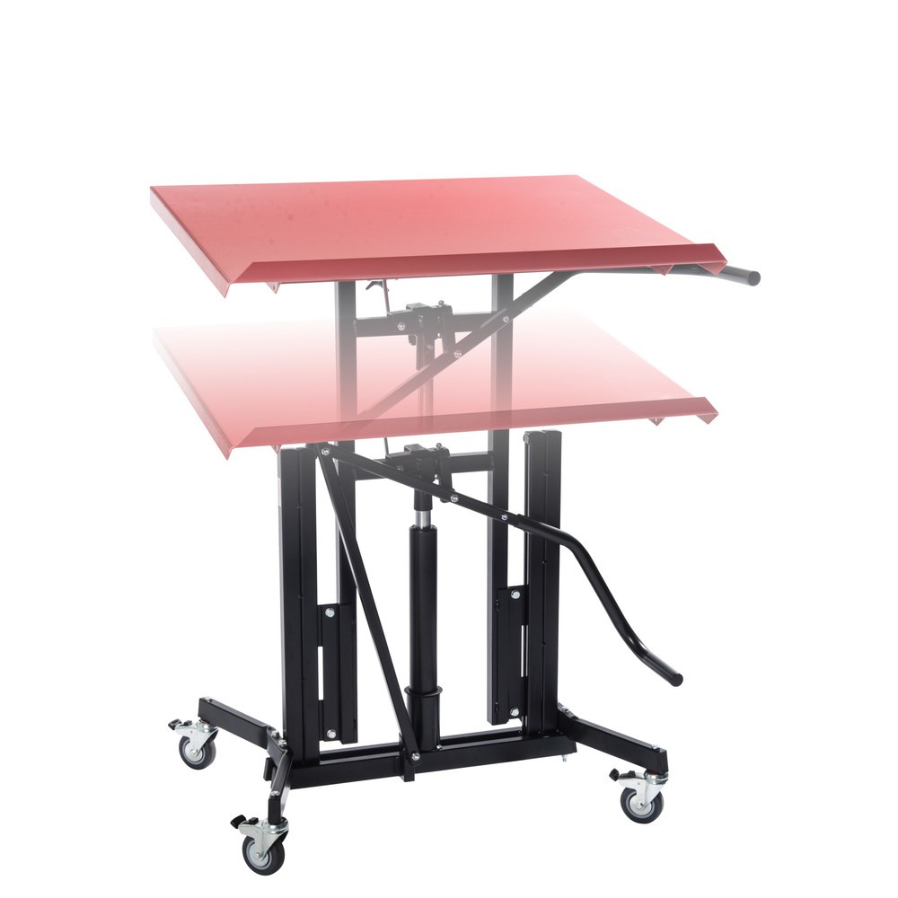 Produktabbildung: Global Stole A/S Mobiler Arbeitstisch Global Midi, Arbeitsfläche BxT 800-600 mm, höhenverstellbar 730-980 mm