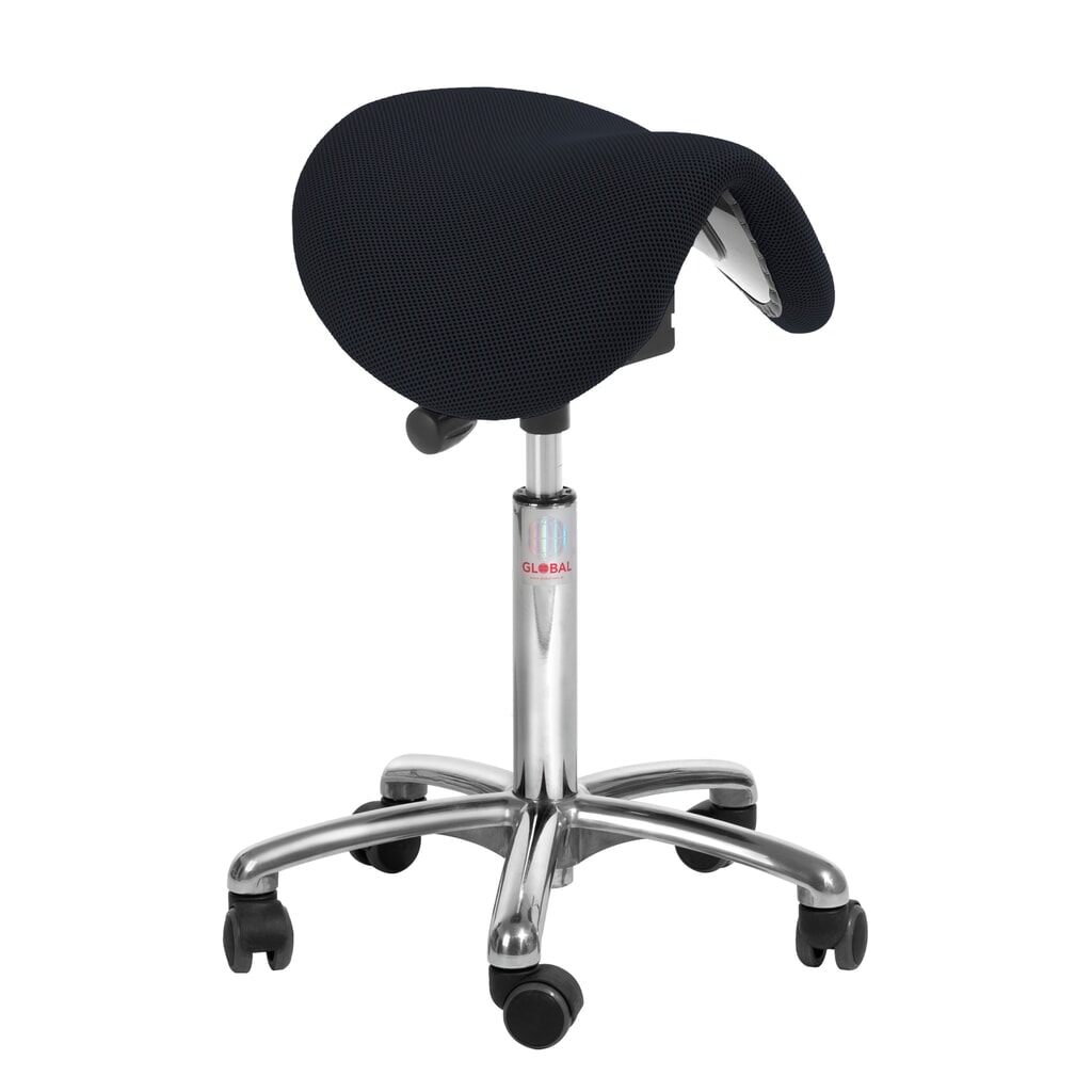 Produktabbildung: Global Stole A/S Sattelhocker Dalton EasySeat 3D Runner, schwarz