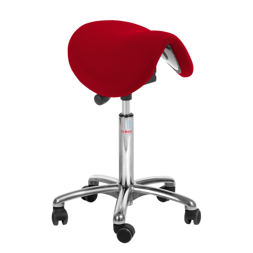 Global Stole A/S Sattelhocker Dalton EasySeat 3D Runner, rot Produktabbildung: Global Stole A/S Sattelhocker Dalton EasySeat 3D Runner, rot