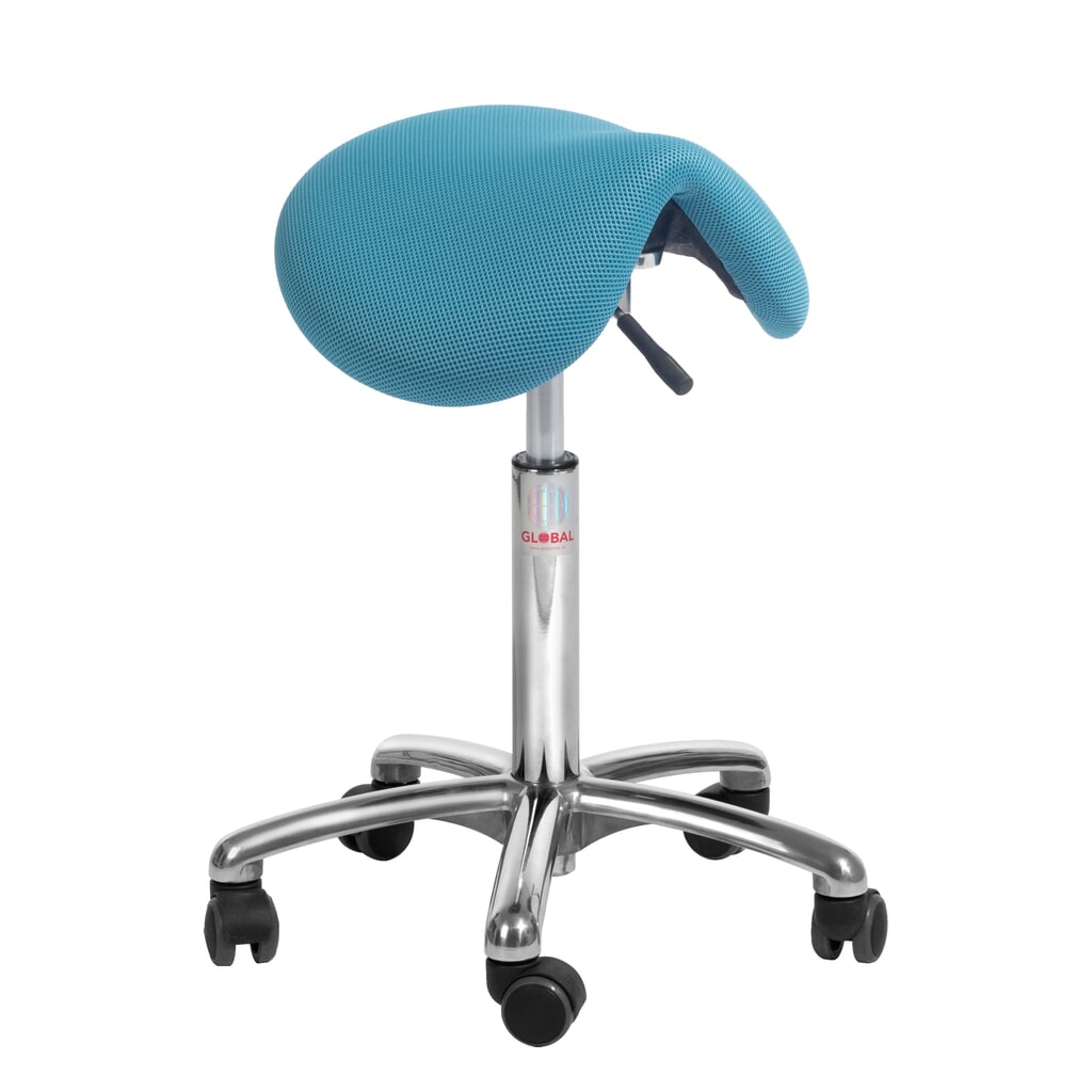 Global Stole A/S Sattelhocker Dalton Flexmatic 3D, hellblau Produktabbildung: Global Stole A/S Sattelhocker Dalton Flexmatic 3D, hellblau