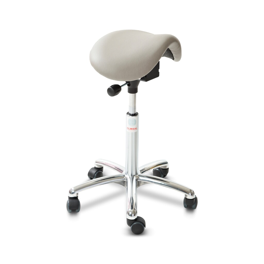 Global Stole A/S Sattelhocker Mini, grau Produktabbildung: Global Stole A/S Sattelhocker Mini, grau