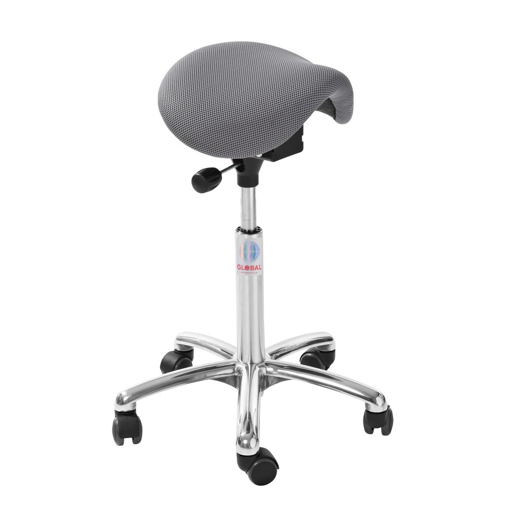 Produktabbildung: Global Stole A/S Sattelhocker Mini EasySeat 3D Runner, grau