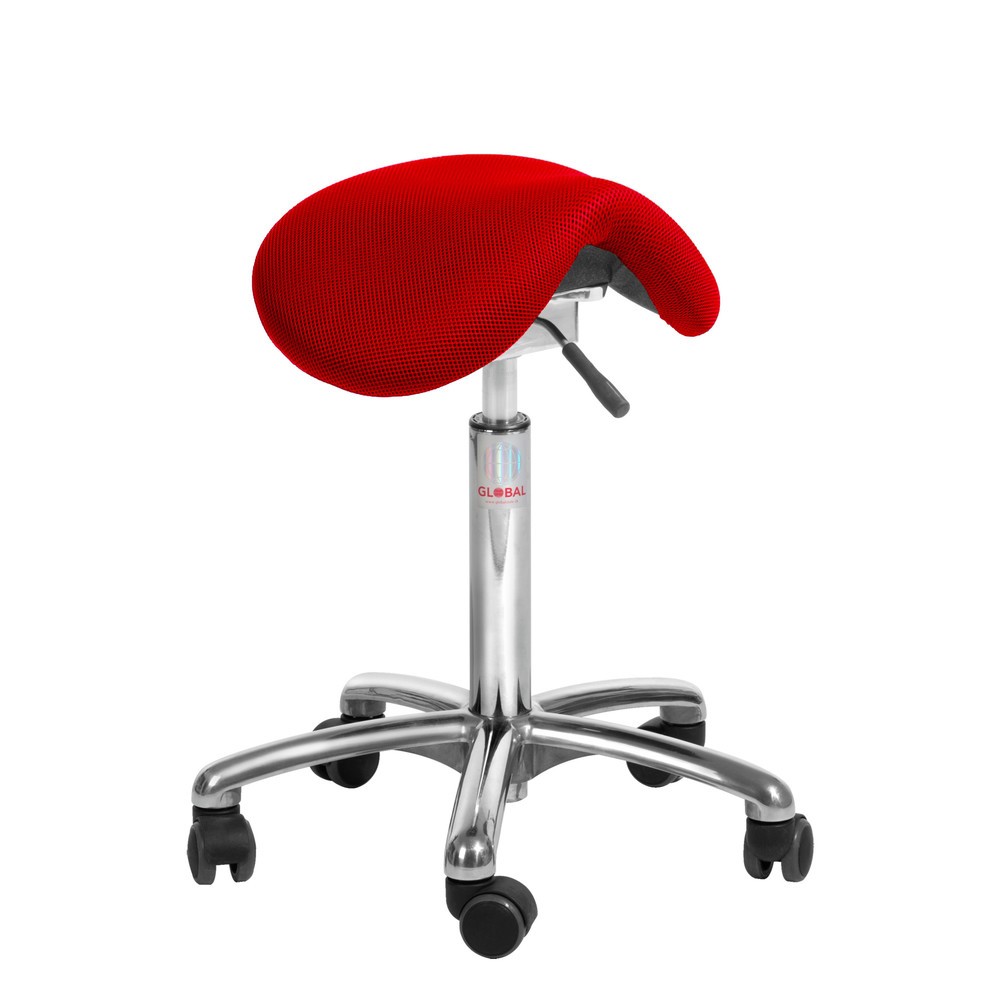 Produktabbildung: Global Stole A/S Sattelhocker Mini Flexmatic 3D, rot