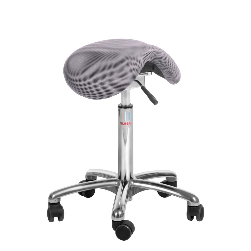 Produktabbildung: Global Stole A/S Sattelhocker Mini Flexmatic 3D, grau